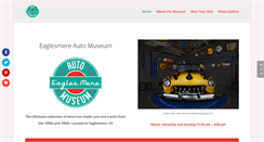 Desktop Screenshot of eaglesmereautomuseum.com